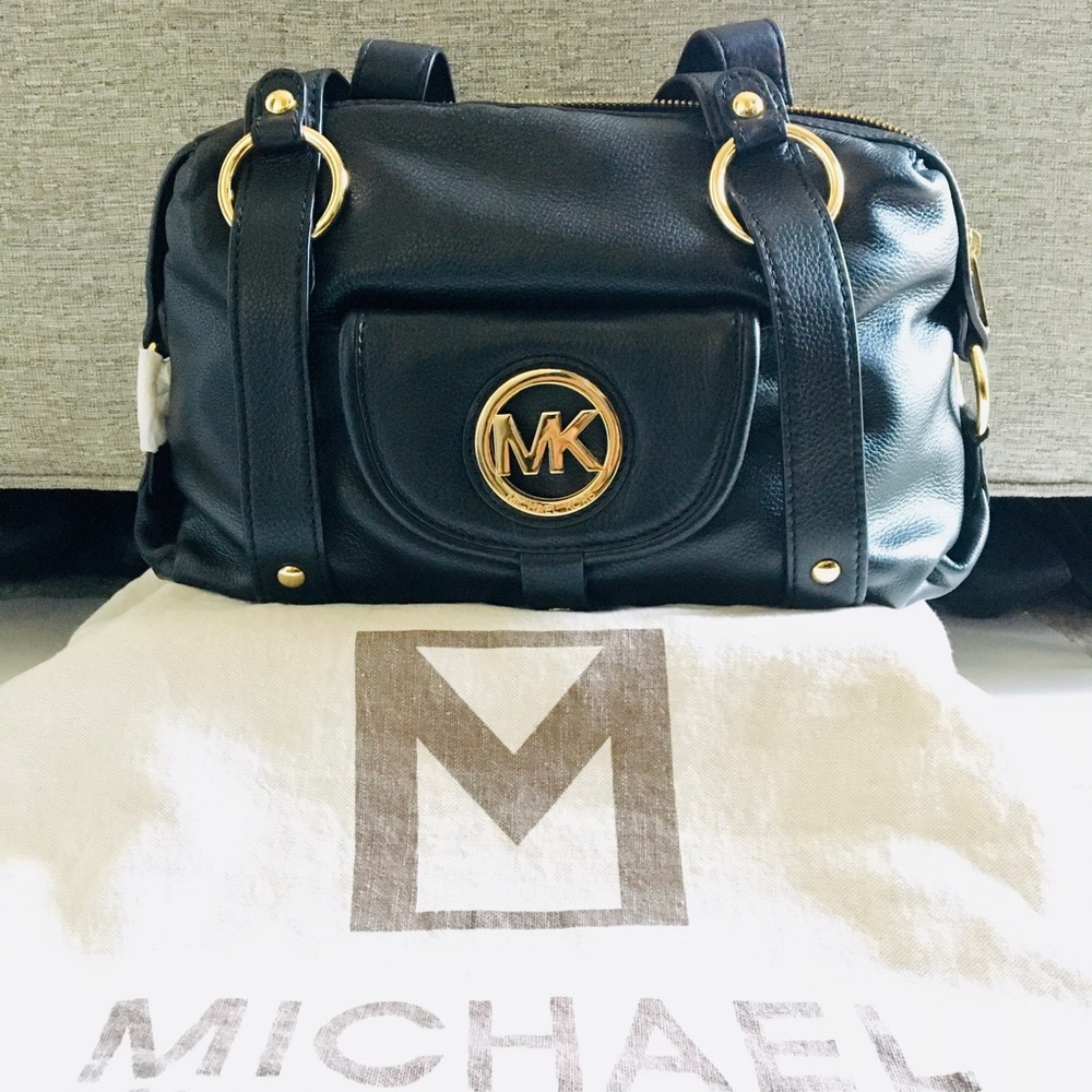 NEW Michael Kors Fulton Leather Satchel